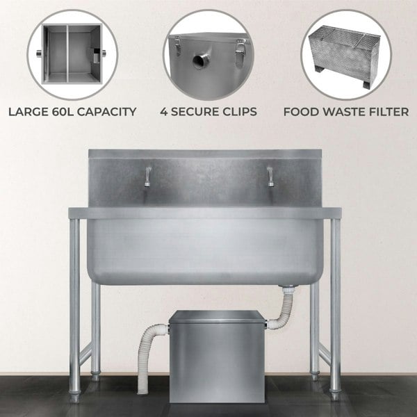 KuKoo Grease Trap – 60 Litres