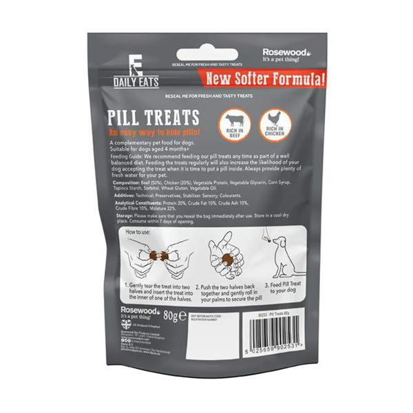 Rosewood Pill Treats for Dogs 80g