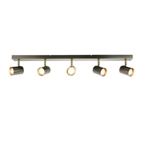 Pagazzi Lighting Hereford Matte Pewter 5-Spot Bar