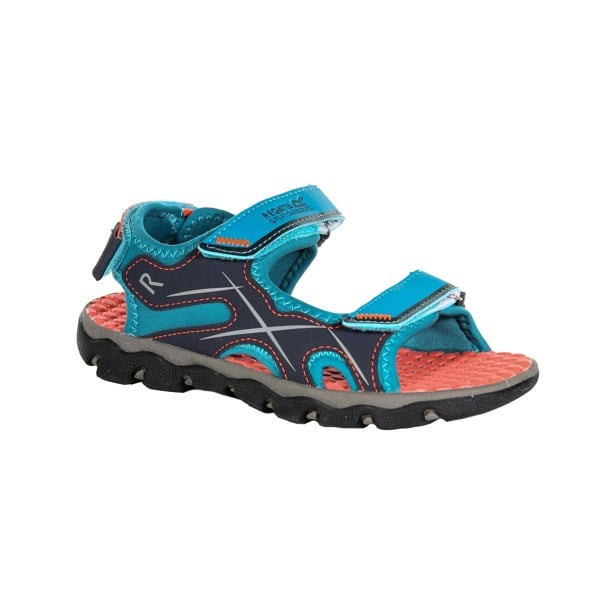 Regatta Childrens/Kids Kota Drift Sandals - Enamel/Fiery Coral