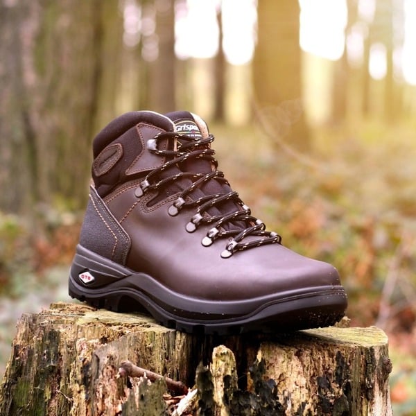 Grisport Mens Pennine Waxy Leather Walking Boots - Brown