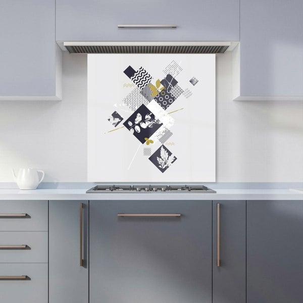 Warren Reed - Designer Abstract Botanical Kitchen Splashback