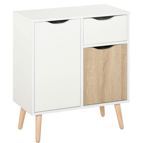 Wyld Haus Roke Levi Natural Brown Wood Sideboard Storage Drawer And 2 Doors