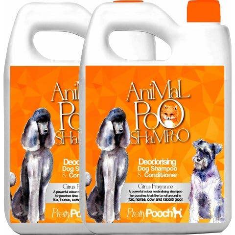 Pretty Pooch Dog Shampoo & Conditioner for Smelly Dogs - 4 Litres (Citrus Fragrance)