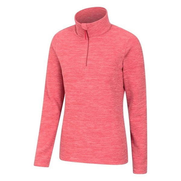 Mountain Warehouse Womens/Ladies Snowdon Melange Fleece Top - Winetasting