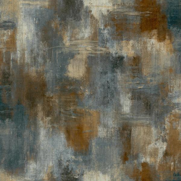 Grandeco Paul Moneypenny Blue Abstract Plaster Texture Textured Wallpaper for Grandeco