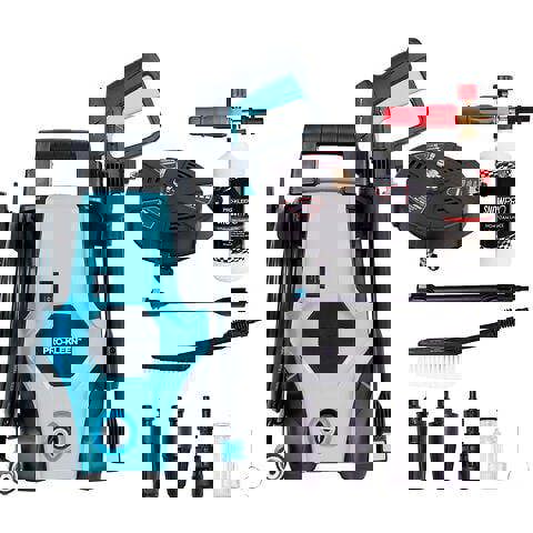 ProKleen Pro-Kleen Pressure Washer Jet Wash Power Electric 1400W High Performance Cleaner Fixed Brush 13" Patio Cleaner & Karcher Lance