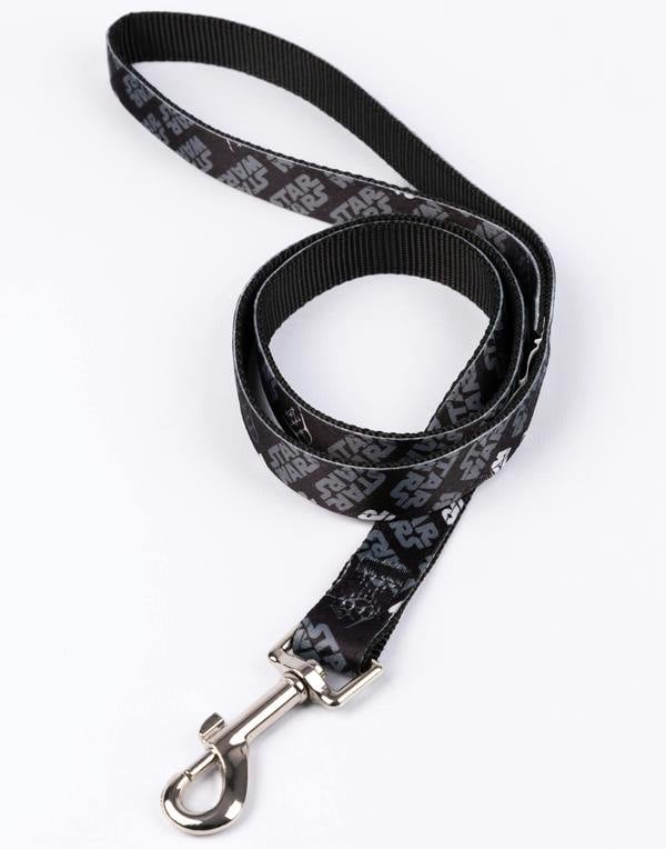 Star Wars Unisex Black Logo All Over Print Bowl , Collar , Charm and Lead Gift Set