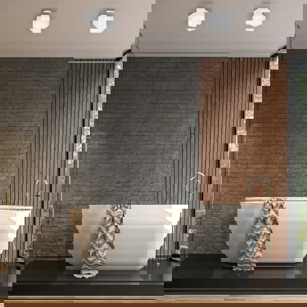 Milagro Hex 26CM 12W(70W) Ceiling Lamp A Highly Efficient Modern Ceiling Lamp With Low Energy LED Light Source Included