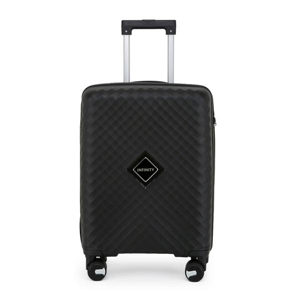 Infinity Luggage Dual 4 Wheel Robust Lightweight TSA Hard Shell Suitcase Luggage Travel Bags Set