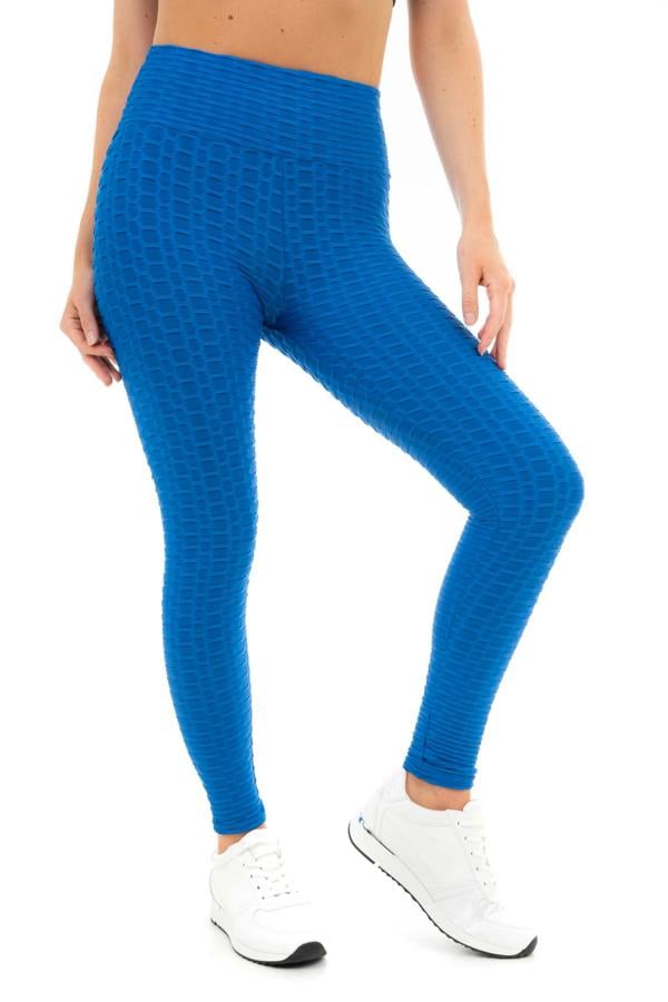Smart Living Women's Honeycomb Waffle Leggings - Blue