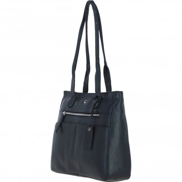 Ashwood Sleek & Spacious Real Leather Shoulder Bag: London