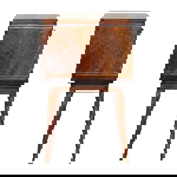 Artisan Furniture Avora Chestnut Nightstand with Drawer and open slot