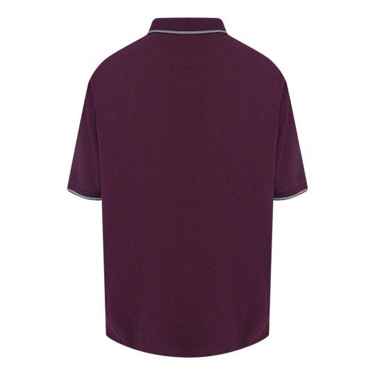 Lyle & Scott Tipped Big & Tall Burgundy Polo Shirt