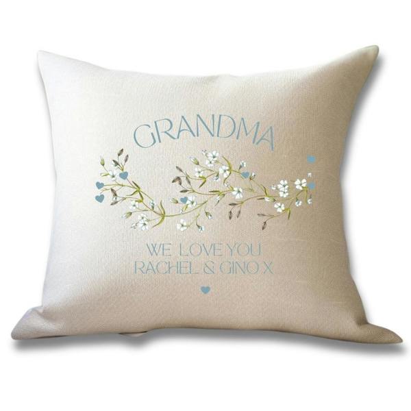 Personalised Grandma We Love You Cushion