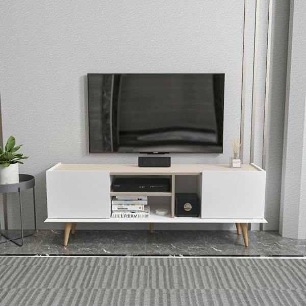 Decorotika Ekvador Modern TV Stand TV Cabinet for TV's up to 65"
