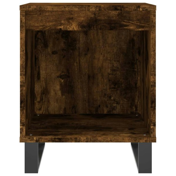 Berkfield Bedside Cabinets 2 pcs Smoked Oak 40x35x50 cm Engineered Wood