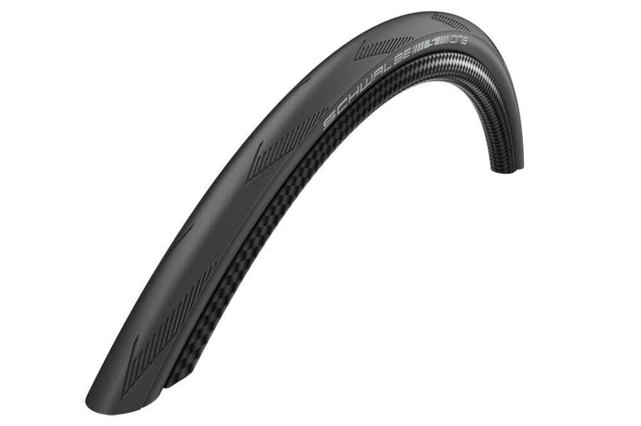 Schwalbe One Folding Road Bike Tyre, TLE (Tubeless Easy), Addix Compound - Black