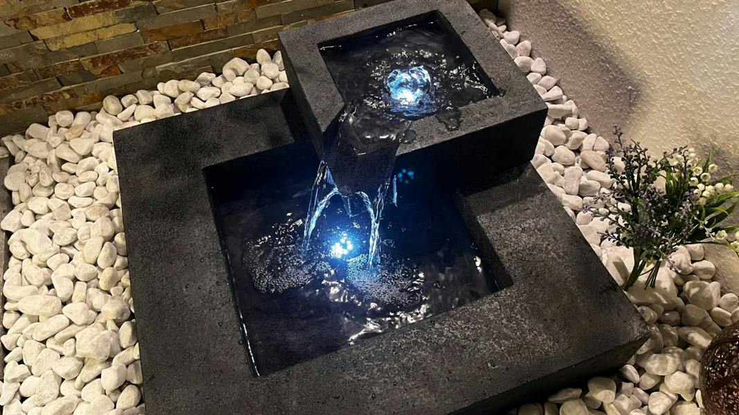 Tranquillity Water Features Oasis Pour Contemporary Water Feature