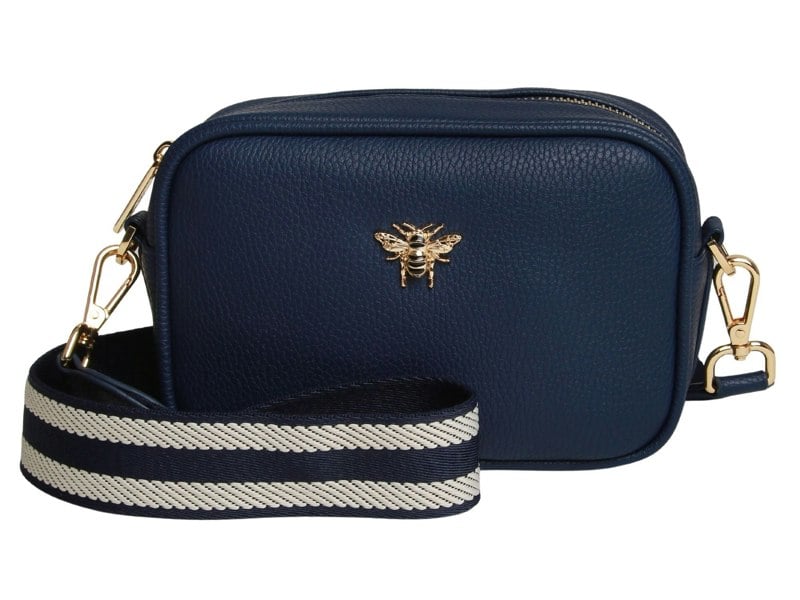 Alice Wheeler Vegan Leather Bee Mini Crossbody Bag