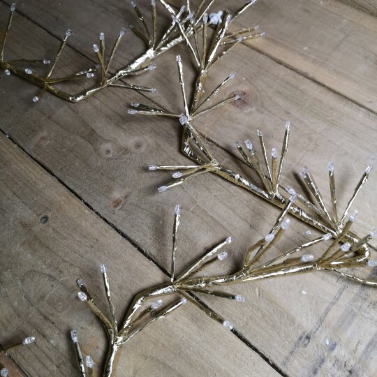 Samuel Alexander 60cm Gold Christmas Star 150 Warm White LED Indoor/Outdoor Christmas Decorations