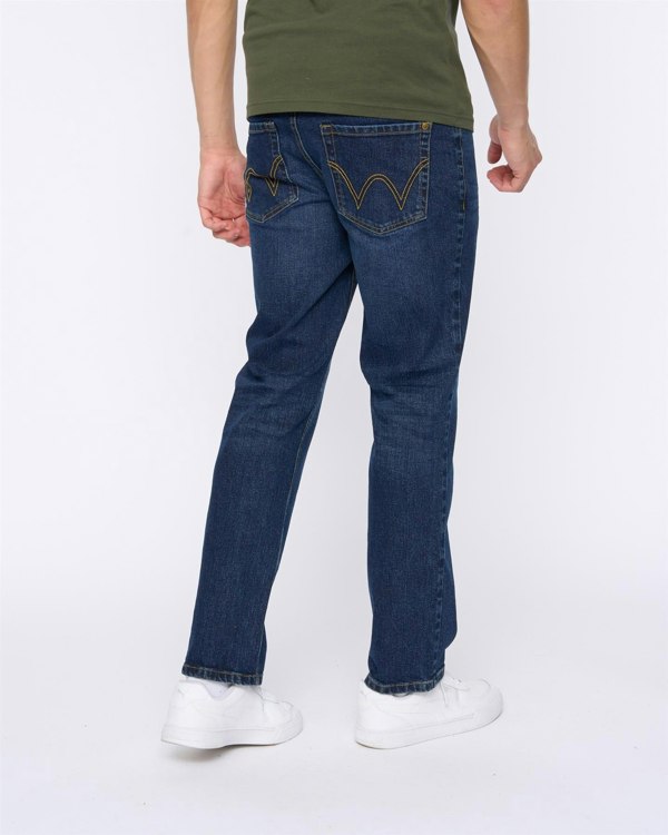 Duck and Cover Hydras Straight Leg Jeans Dark Wash