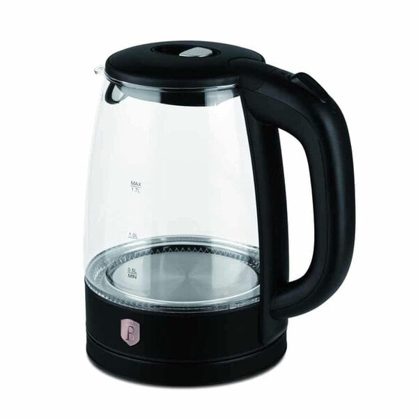 Berlinger Haus 1.7 L Glass Kettle BH-9505 Black Rose