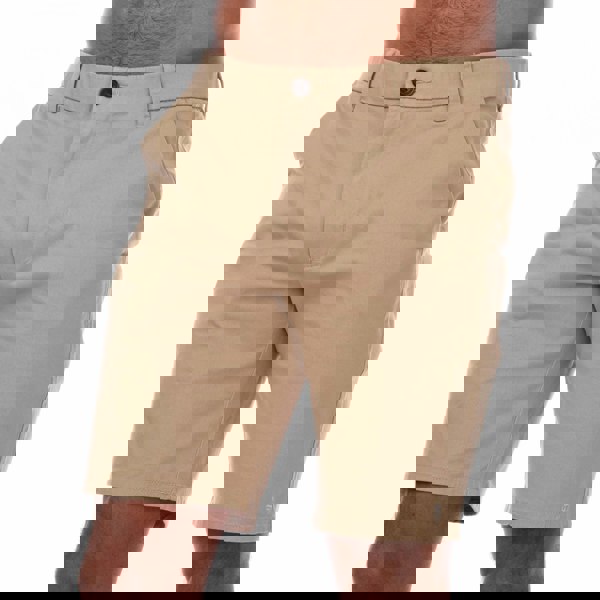 Farah Mens Bassett Chino Shorts - Sand