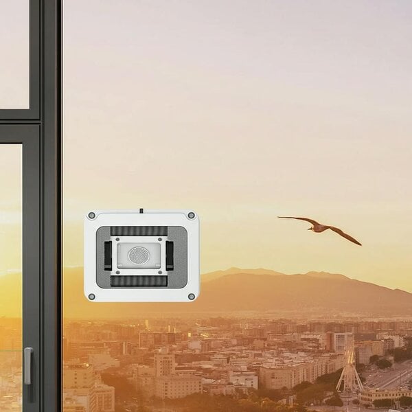 Liectroux Window cleaning robot for glass surfaces up to 3 mm – with remote control and safety rope