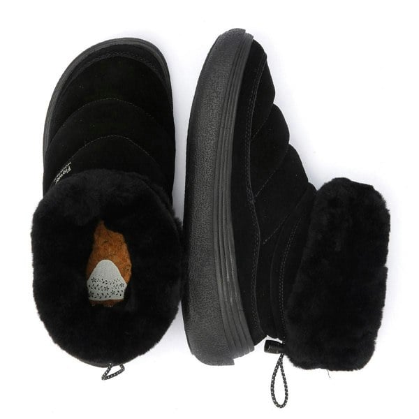 Flower Mountain Women's Fami Mid Shearling Boot - Black