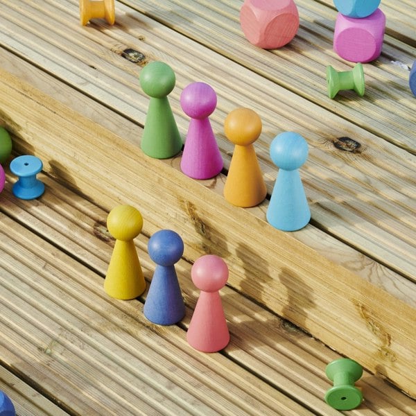 tickit Rainbow Wooden Figures