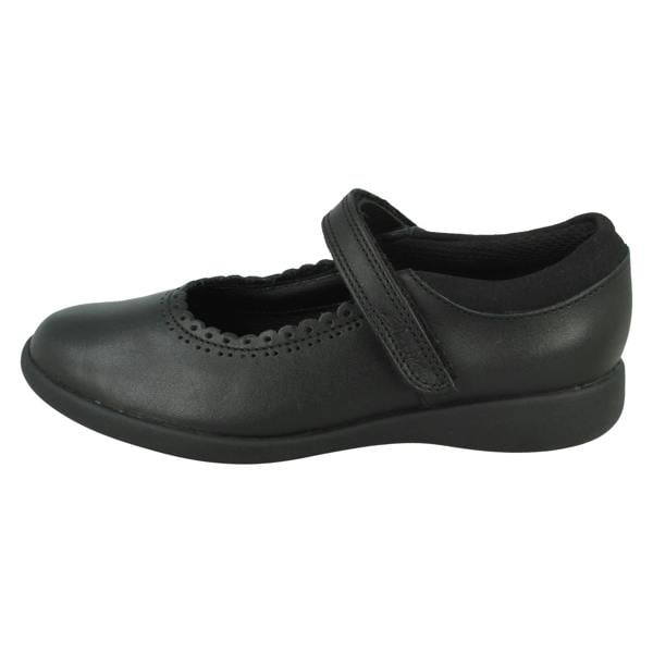 Clarks Girls Clarks Scalloped Edge Mary Jane School Shoes Etch Pure K