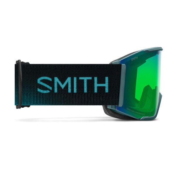 Smith Ski Goggles Squad Mag 3VN XP Cenote ChromaPop Everyday Green Mirror & Storm Blue Sensor Mirror
