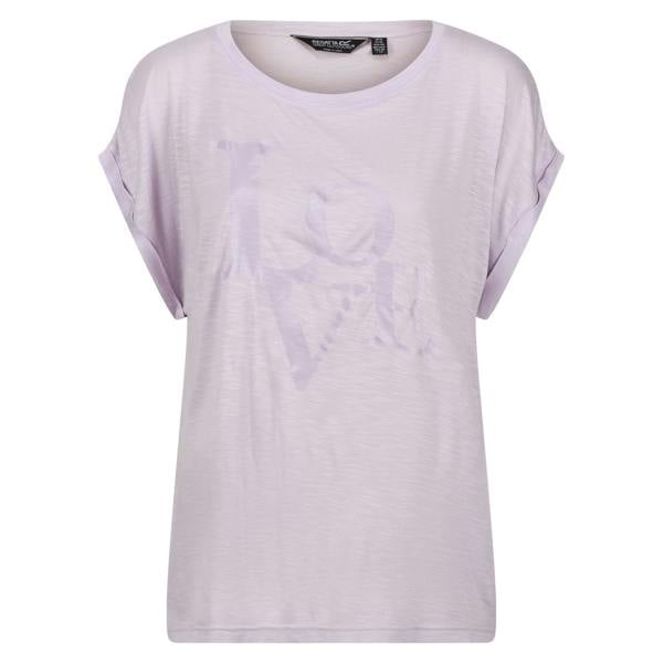 Regatta Womens Roselynn Love T-Shirt - Pastel Lilac