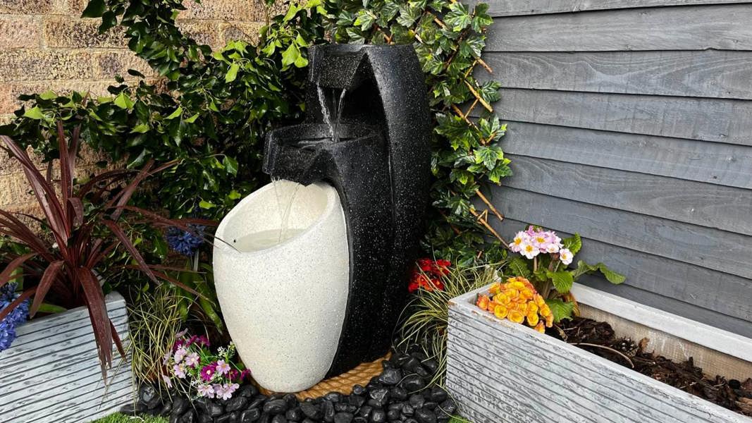 Tranquillity Water Features 3 Flowing Vases Contemporary Water Feature