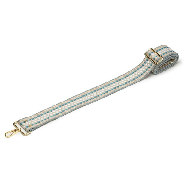 Elie Beaumont Crossbody strap - Cerulean Geometric