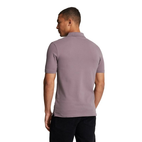 Lyle & Scott Mens Plain Polo Shirt - Highland Mauve