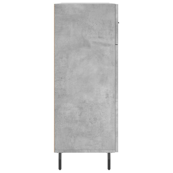 Berkfield Sideboard Concrete Grey 69.5x34x90 cm Engineered Wood