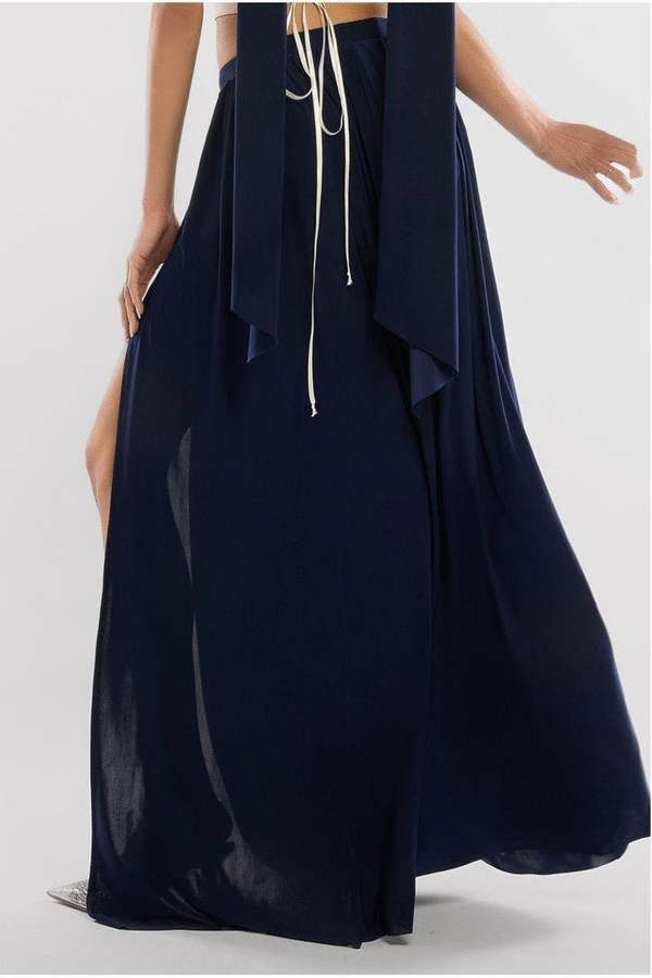 Side Split Soft Touch Maxi Skirt SK41