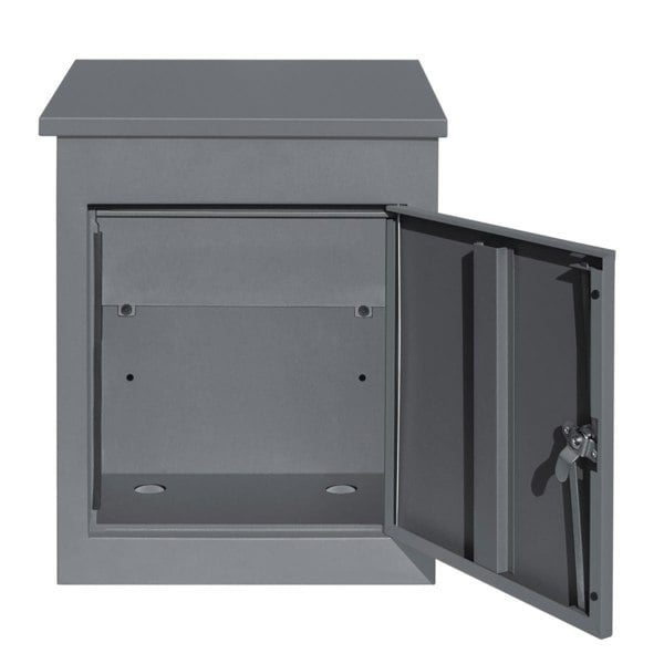 Monstershop Anti-Theft Parcel Post Box - Grey