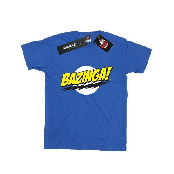 The Big Bang Theory Womens Bazinga Boyfriend T-Shirt - Royal Blue