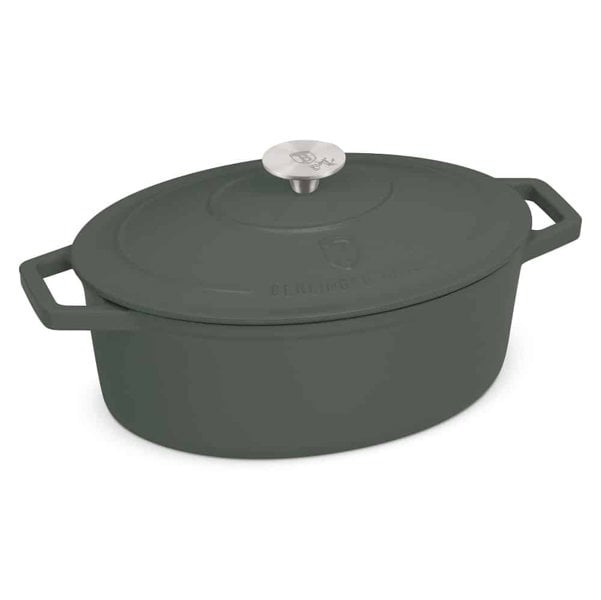 Berlinger Haus Oval roaster,cast iron Berlinger Haus BH6545 Matte Green