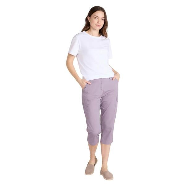 Mountain Warehouse Womens/Ladies Coastal Stretch Capri Cargo Trousers - Grey - 