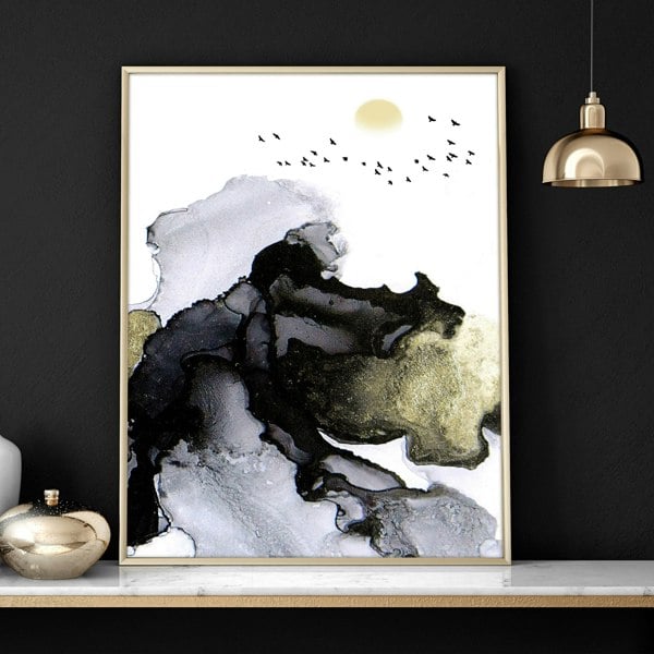 Wall art prints for living room | set of 3 wall art prints