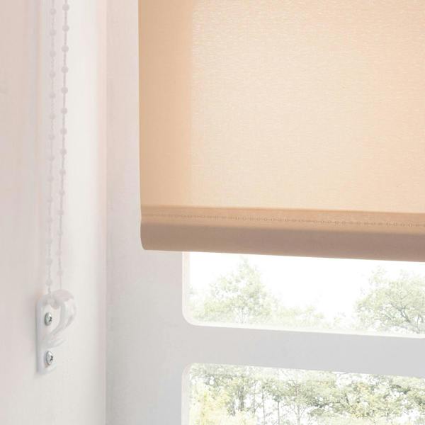 A.Unique Home Trimmable Daylight Roller Blind - 5FT - MOCHA - 150cm(W) x 170cm(L)
