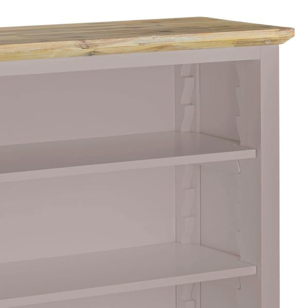 Statement Furniture Florence Bookcase Wooden Shelving Unit with Adjustable Shelves, Fully Assembled
