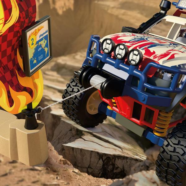 Playmobil Off-Road Truck with Winch & Racing Accessories