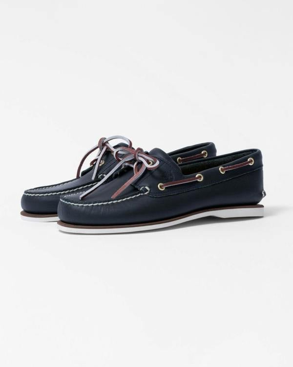 Timberland Earthkeepers Classic Mens Boat Shoe - Mid Blue - CHO - Designer Mens Shoes