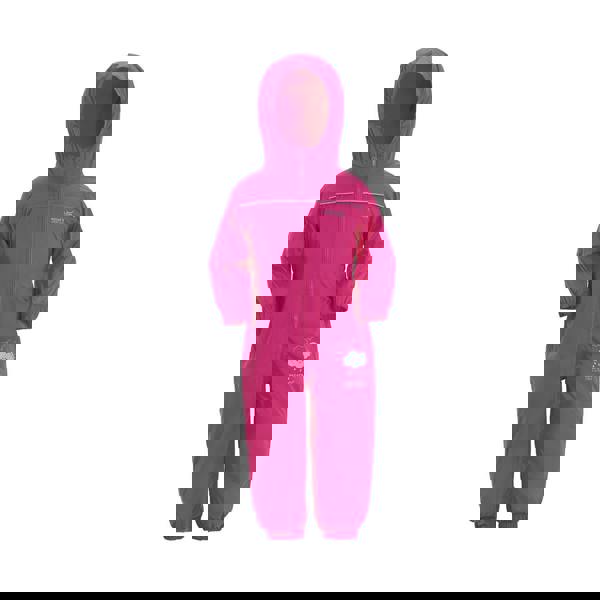 Regatta Great Outdoors Childrens Toddlers Puddle IV Waterproof Rainsuit - Jem