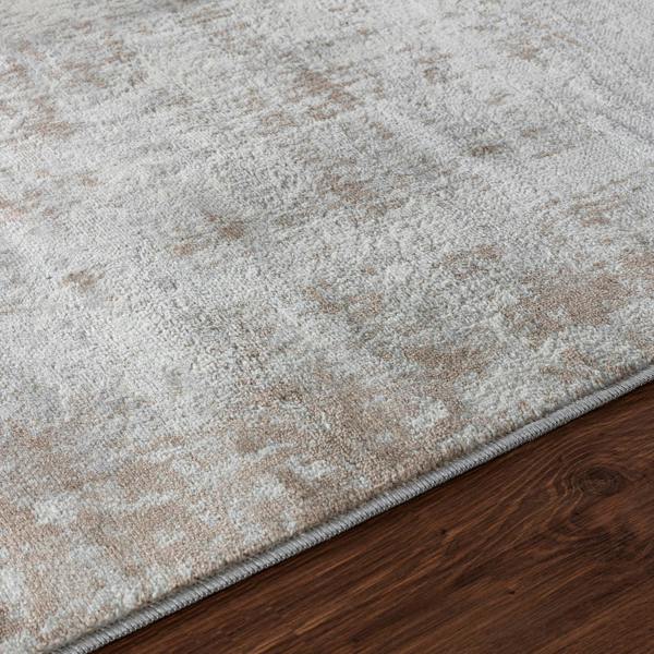 Livabliss Floransa-Abstract Beige Grey Off-White Modern Marble Rug
